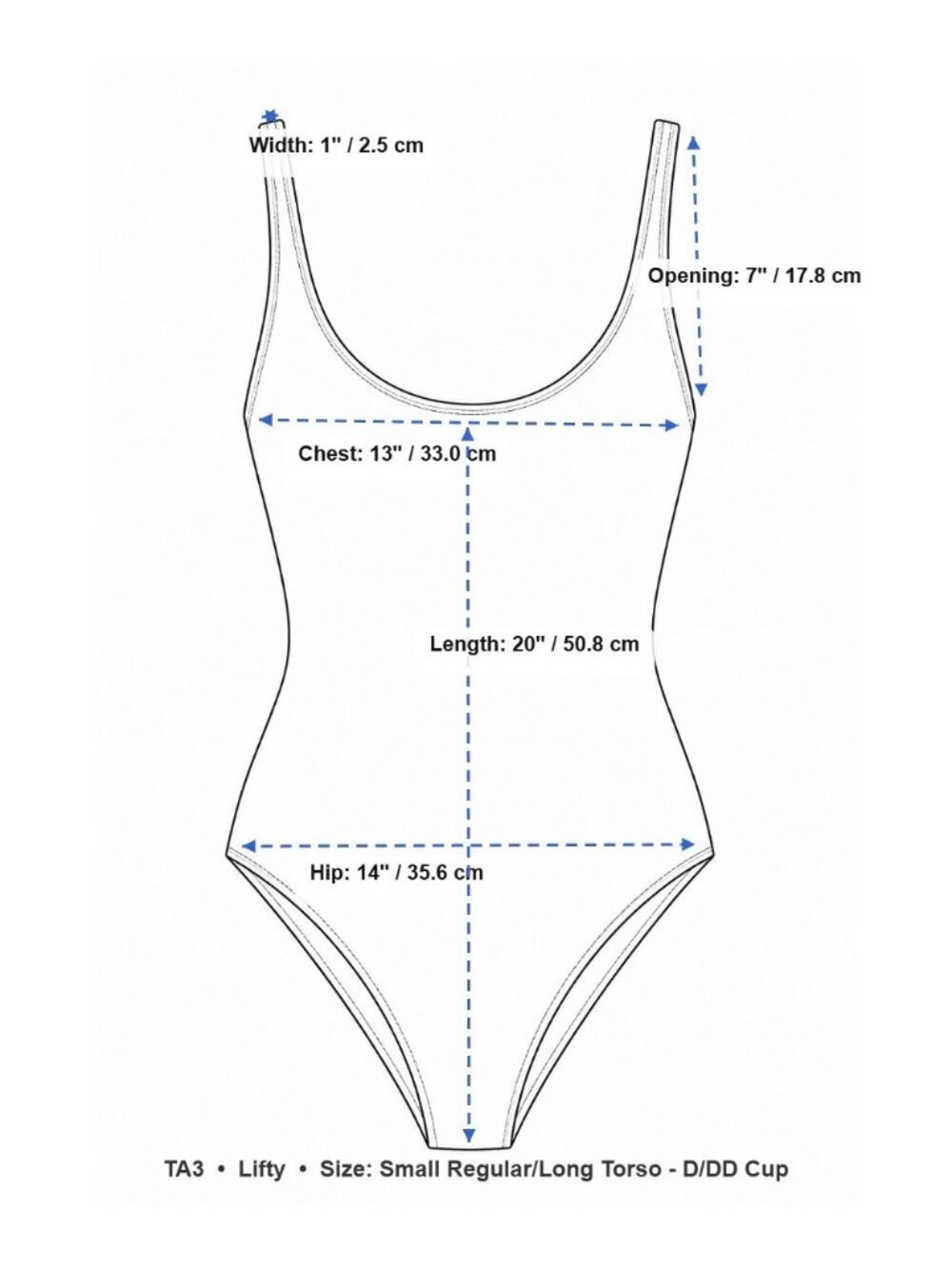TA3 Lifty One Piece Black Swimsuit Small Reg/Long D/DD Adjustable Shaping NWT - Picture 7 of 16